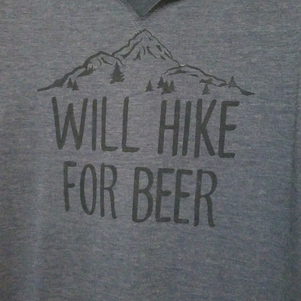 Tilly's Will Hike for Beer sweater size Large - Picture 2 of 2